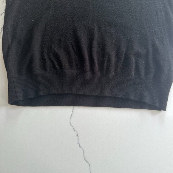 ZARA | Knit Sleeveless Sweater Tank | Black | Size Medium | Soft Stretch - Picture 3 of 15